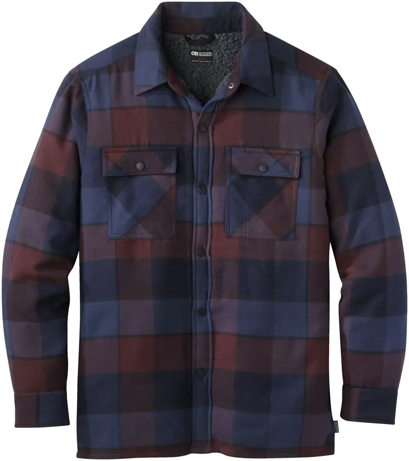 Outdoor Research Feedback Flannel Shirt-Jacket – Hybrid Layering Piece