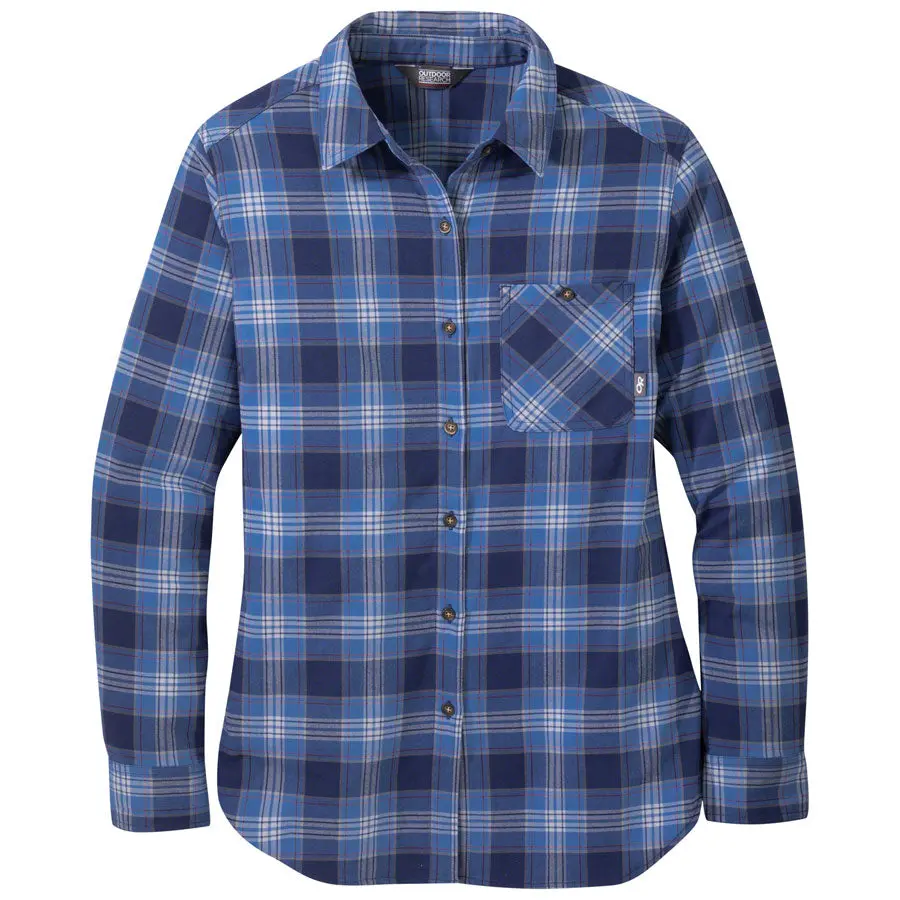 Outdoor Research Kulshan Flannel Tunic – Wool-Blend Casual Outer Layer - Image 2