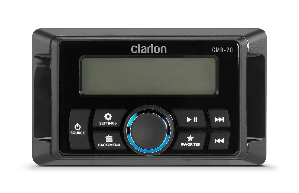 Clarion Cmr-20 Wired Marine Remote Control With Lcd Display 1