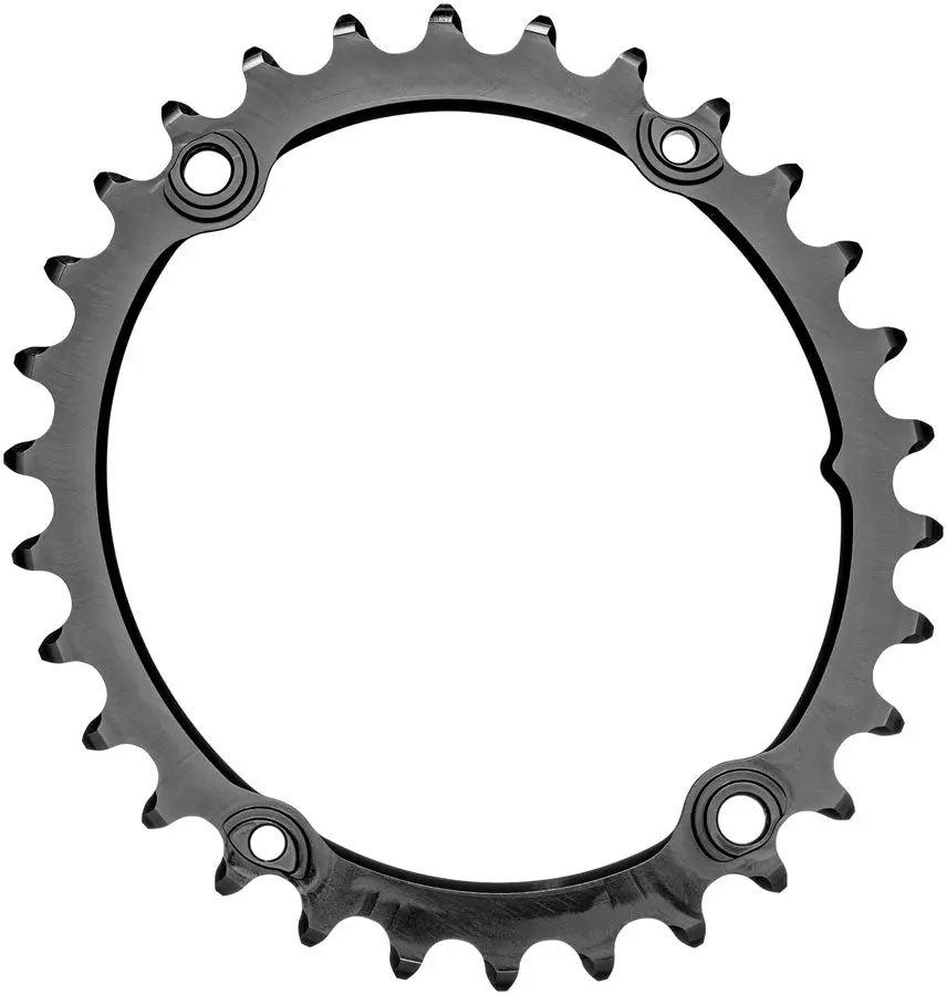 Absoluteblack Premium Sub-Compact Oval 110 Bcd 4-Bolt Road Chainring 1