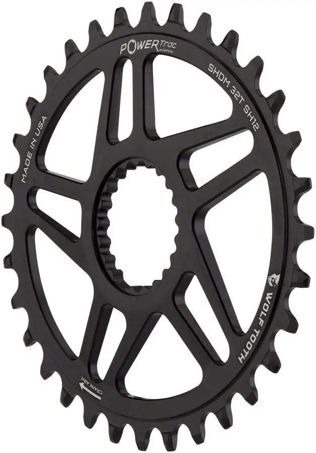 Wolf Tooth Elliptical Shimano Hyperglide+ Direct Mount Chainrings 1