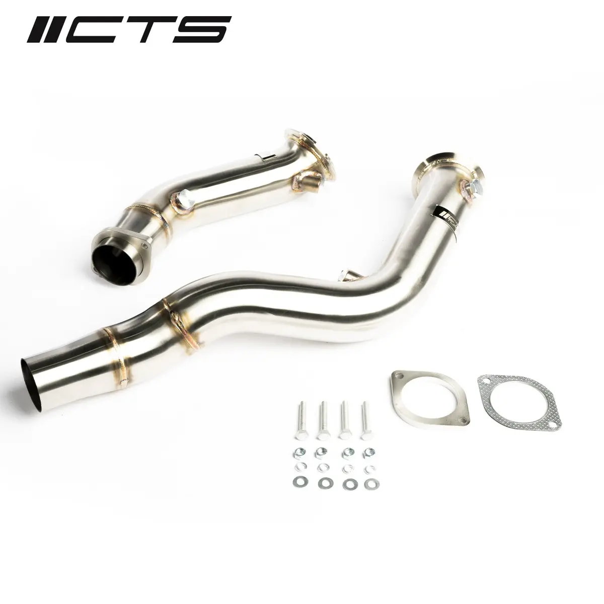 Cts Turbo 3" Stainless Steel Downpipes (Bmw S55) 1