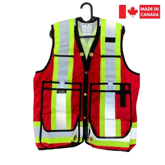 S-Tech Red Mesh Back Vest 1