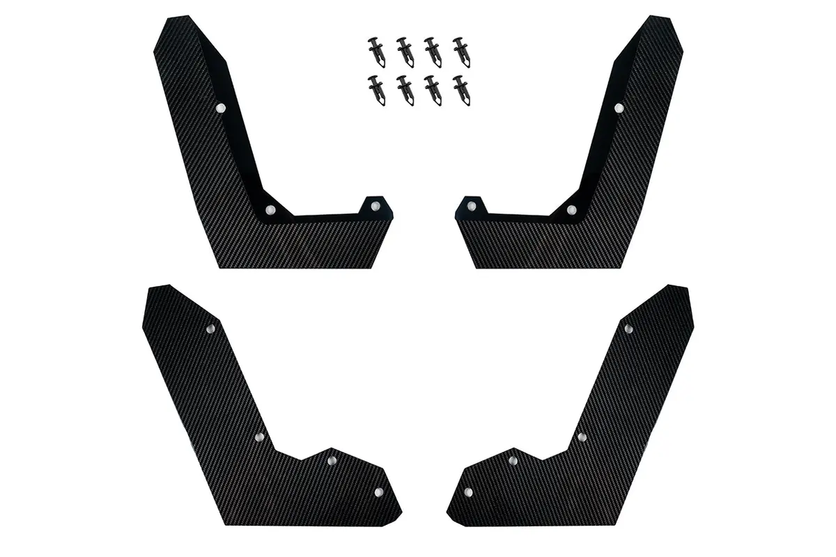 Tesla Cybertruck Carbon Fiber Mud Flaps (Set Of 4) 1