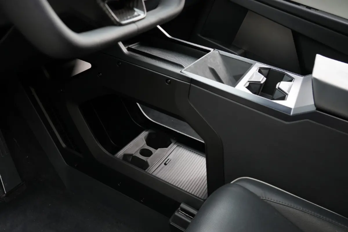 Tesla Cybertruck Lower Center Console Insert Organizer Module 1