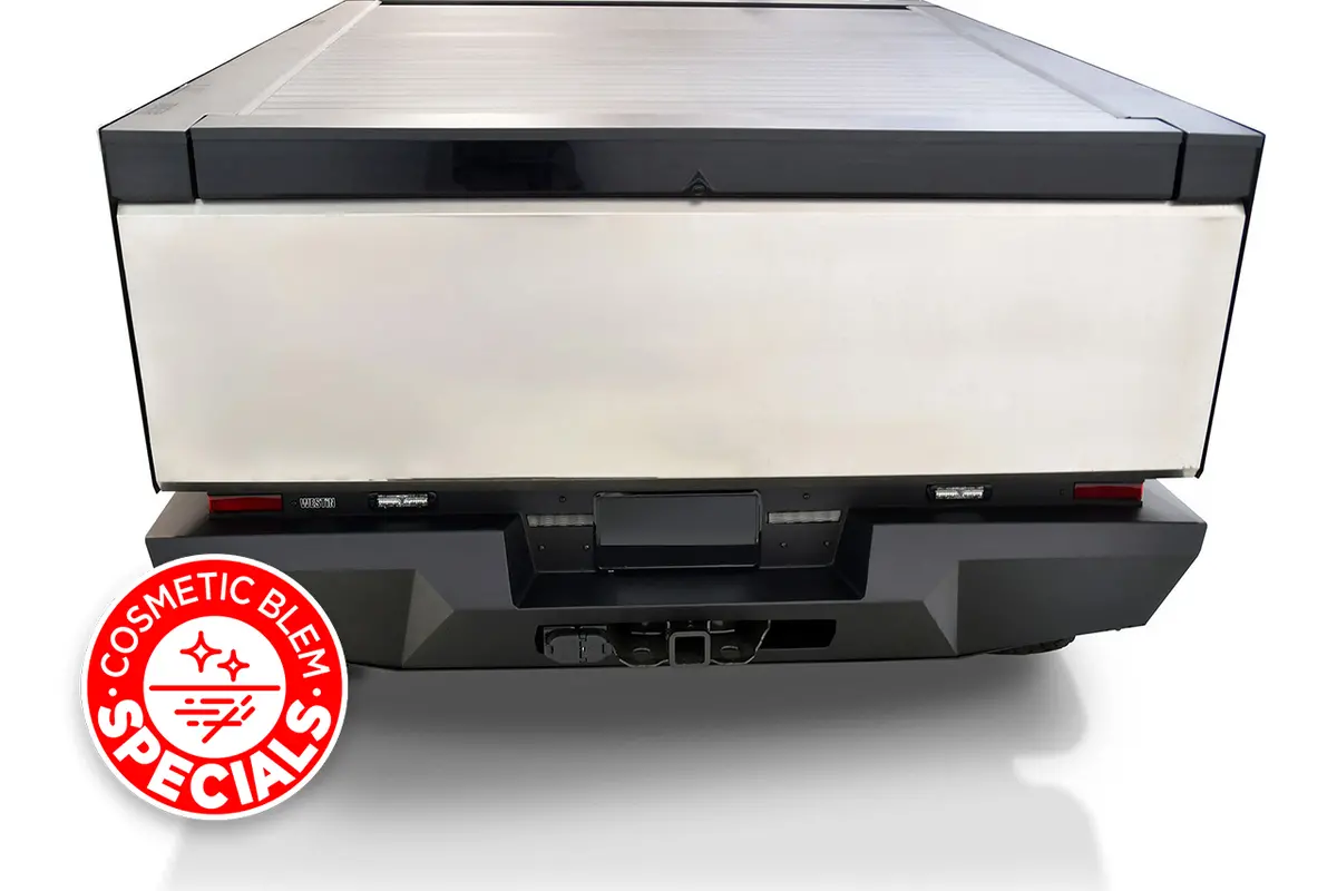 Open Box! Tesla Cybertruck Westin Pro-Series Rear Bumper Finished In Textured Black - Minor Cosmetic Blem 1