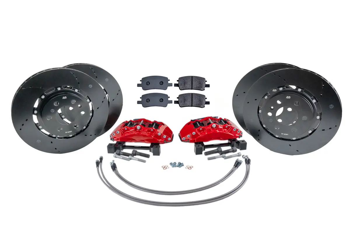 Tesla Cybertruck Big Brake Caliper & Rotor Kit (Bbk) - 6 Piston Calipers & Two-Piece Rotors 1
