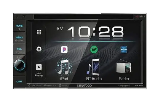 Kenwood Excelon Ddx396 Double Din Monitor In-Dash Bluetooth Dvd Receiver 1