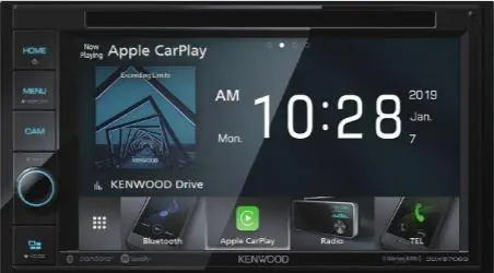 Kenwood Ddx5706s 6.2" Apple Carplay Dvd Receiver With Bluetooth 1