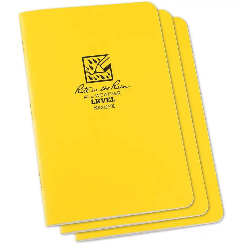 Rite In The Rain Stapled Notebook - Level 1