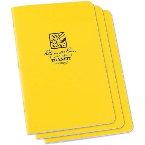 Ritr Stapled Notebook Three-Pack, Transit 1