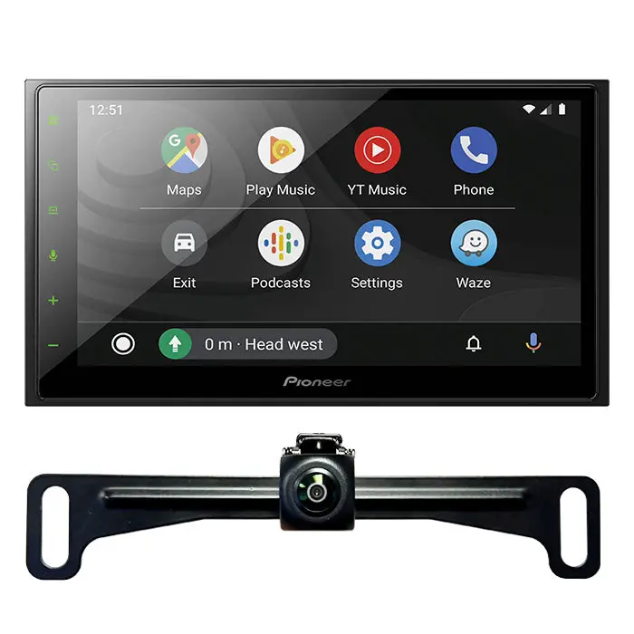 Pioneer Dmh-2660Nex + Lpcampro2hd Backup Camera Bundle 1