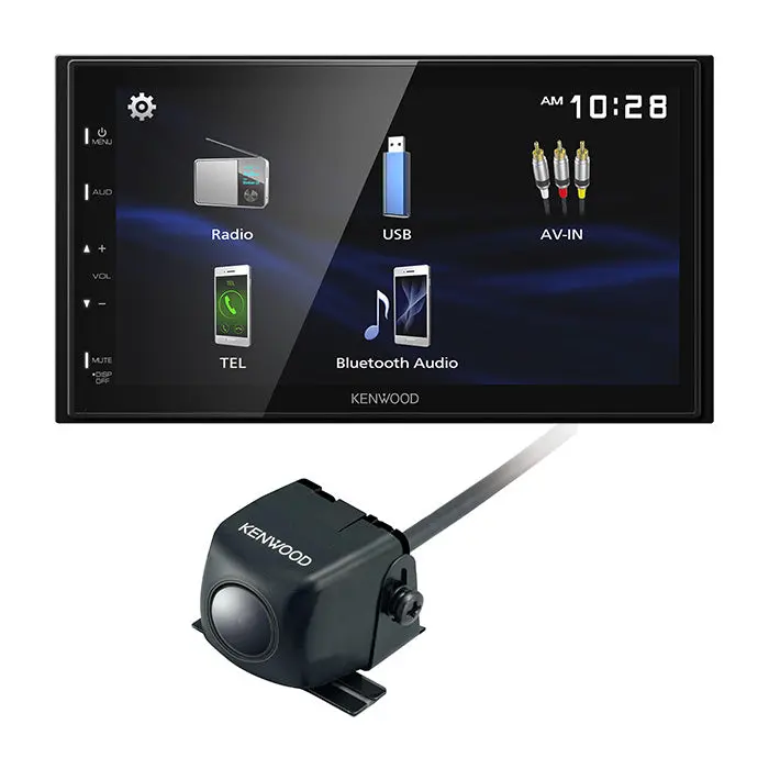 Kenwood Dmx129bt + Cmos-230 Backup Camera Bundle 1