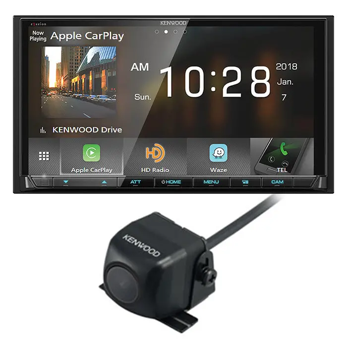Kenwood Dmx908s + Cmos-230 Backup Camera Bundle 1
