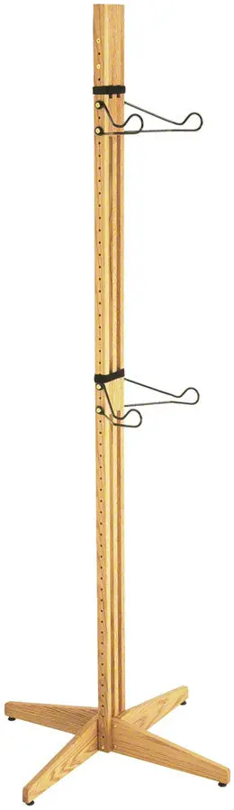 Gear Up Freestanding Oak Bike Storage 1