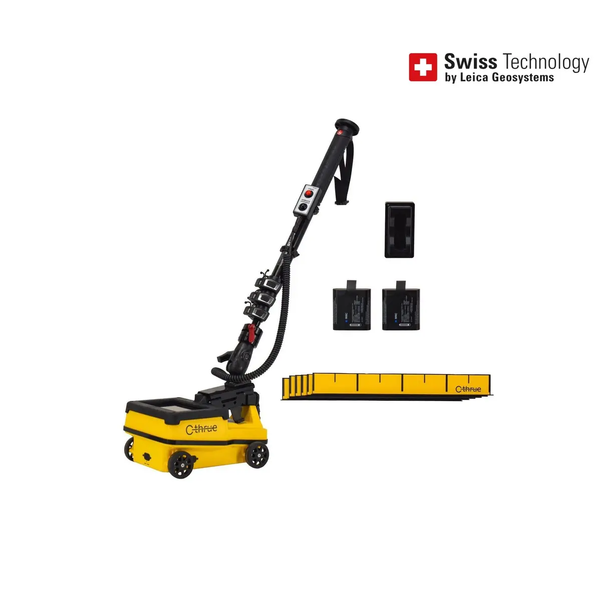 Used C-Thrue Concrete Scanner & Telescopic Remote Handle 1