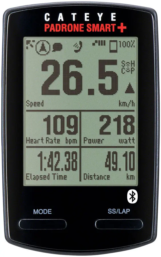 Cateye Padrone Smart Plus Bike Computer 1