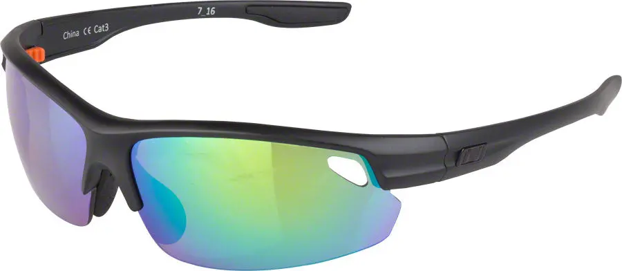 Optic Nerve Desoto Flip Off Sunglasses: Matte Black 1