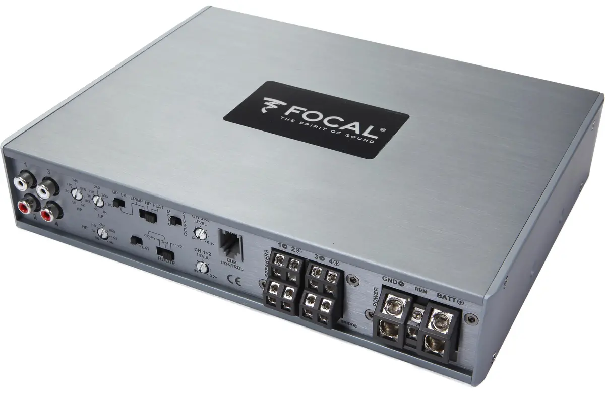 Focal Fdp4.600 4-Channel Car Amplifier — 150 Watts Rms X 4 1
