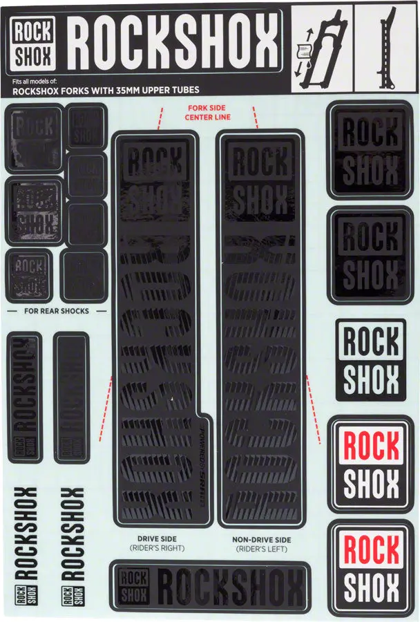 Rockshox Decal Kit 7