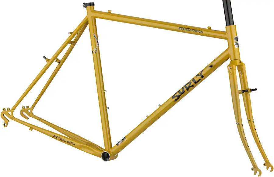 Surly Cross Check Frameset - Stoned Ground Mustard 1