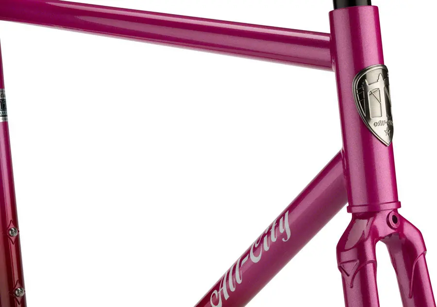 All-City Big Block Frameset - Pink Fade 3