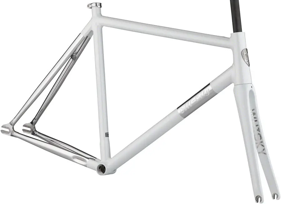 All-City Thunderdome Frame - Polished Pearl 1