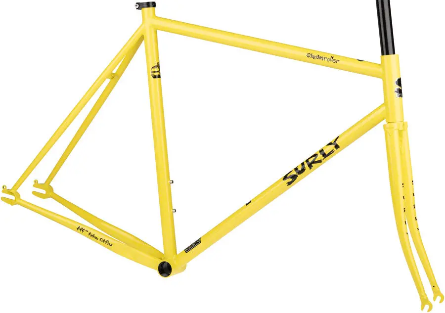Surly Steamroller Frameset - Banana Candy Yellow 1