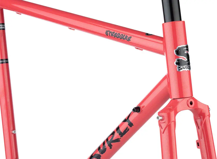 Surly Straggler 700C Frameset - Salmon Candy Red 3