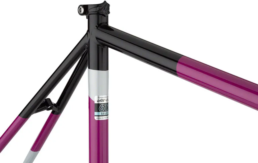 All-City Big Block Frame - Midnight/Frost/Violet 5