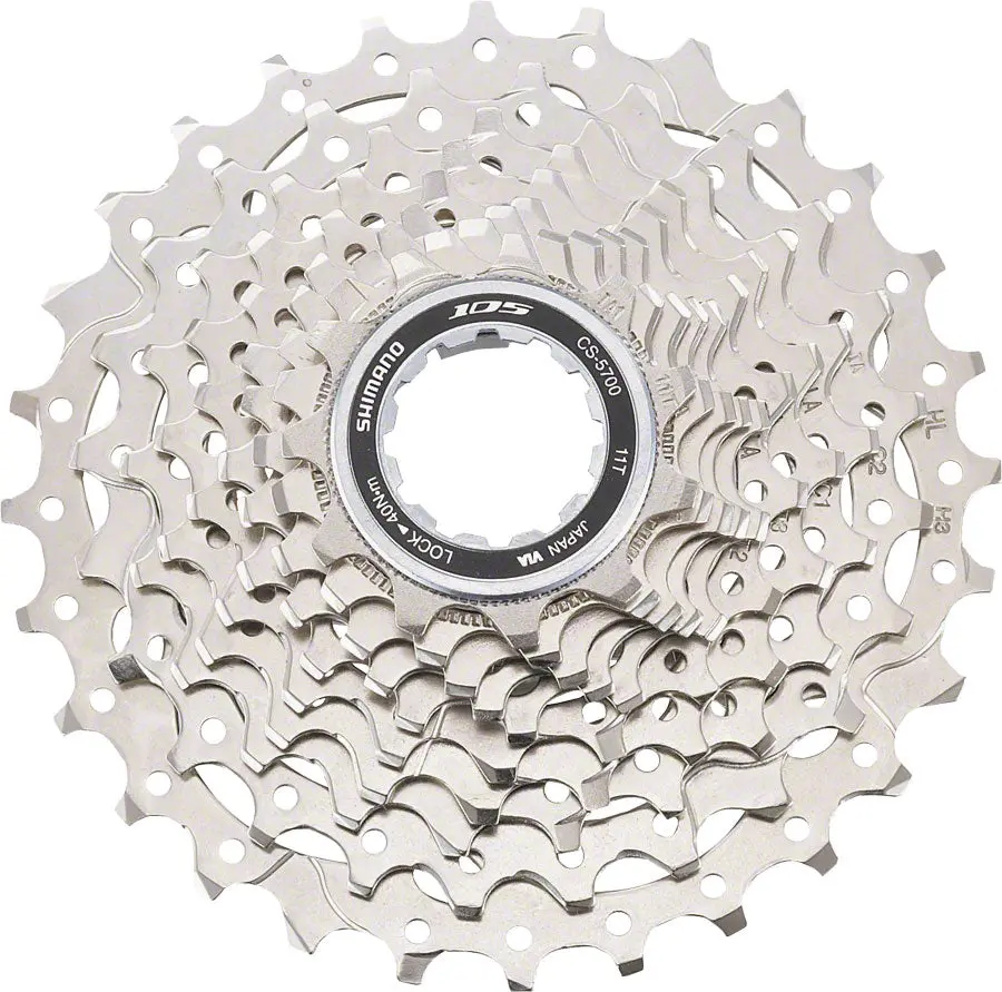 Shimano 105 Cs-5700 10 Speed Cassette 1
