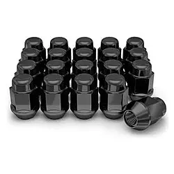 Gorilla 14X1.5 Black Lug Nuts C8 Corvette 1