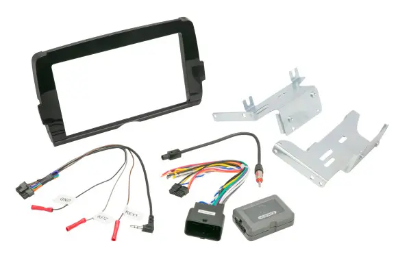 Scosche Hd14uddbn 2014-Up Harley Davidson Bat Wing Fairing Double Din Installation Kit 1