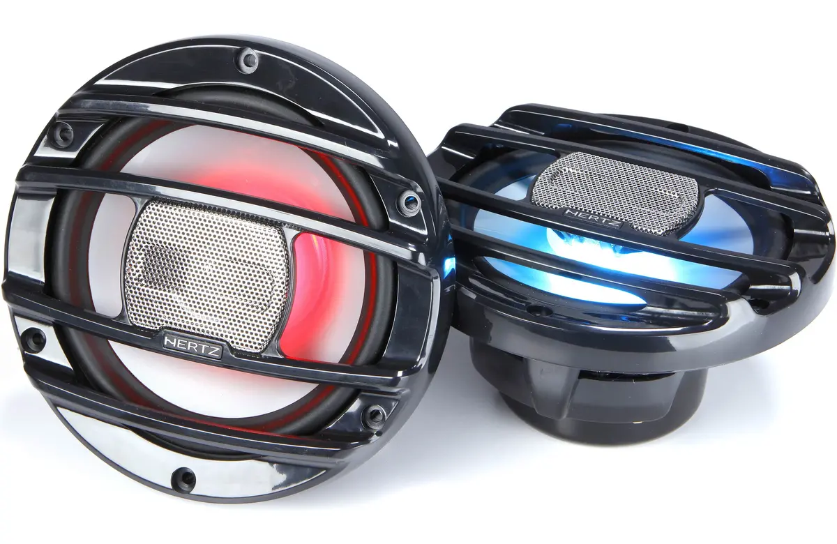 Hertz Hmx6.5-Sld 6.5 In. 4Ω Powersports Coax Set With Rgb Led Lights 1