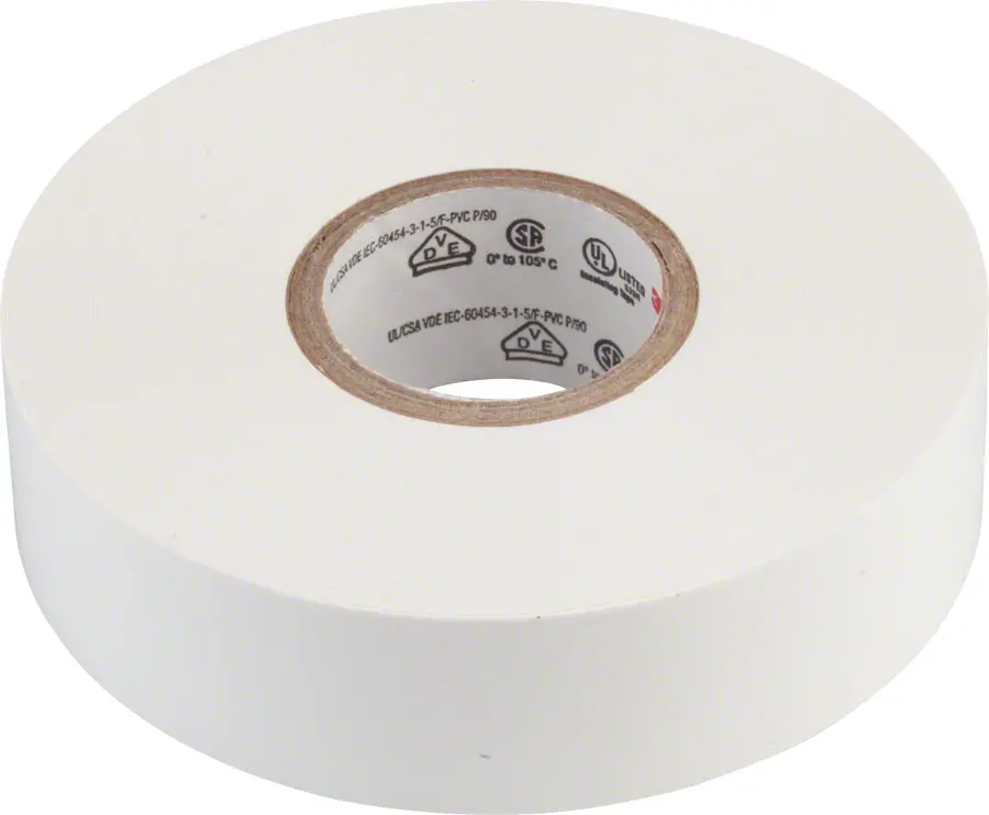 3M Scotch Electrical Tape #35 3/4" X66' White 1