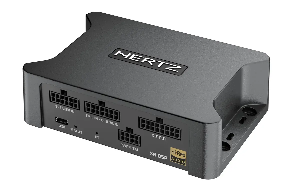 Hertz S8dsp Compact Processor For Cars Motorcycles And Boats 1