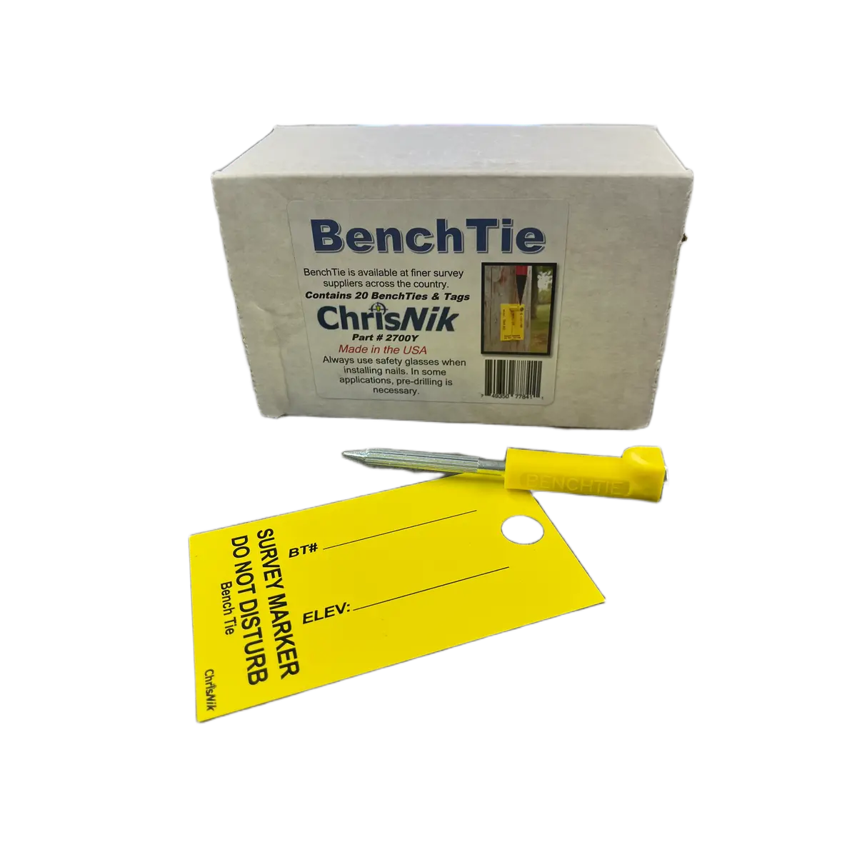 Benchtie Vertical Surface Control Point 1