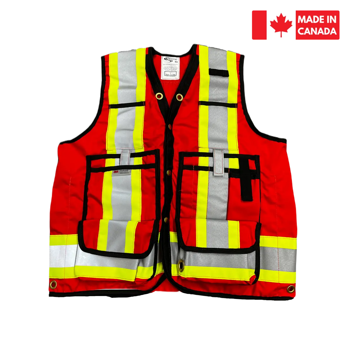 S-Tech Orange Cruiser Vest 1