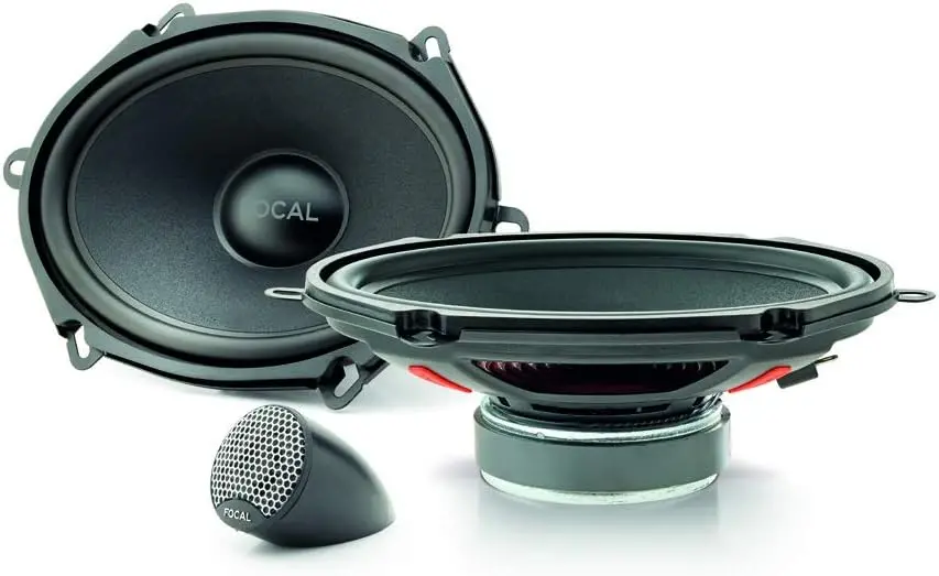 Focal Isu 570 5" X 7 Inch 2-Way Component Kit, Rms: 60W - Max: 120W 1