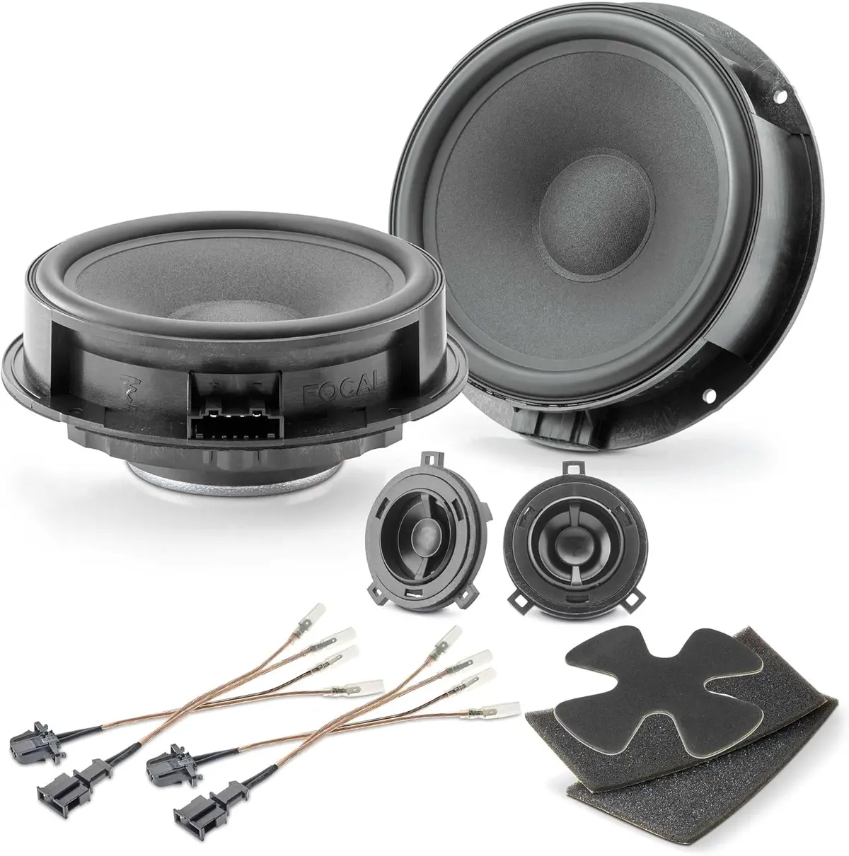 Focal Is 165 Vw 2-Way Component Kit Compatible With Select Volkswagen Vehicles, Rms: 60W - Max: 120W 1