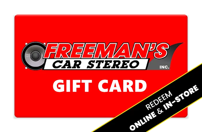 Freeman's Car Stereo E-Gift Card 1