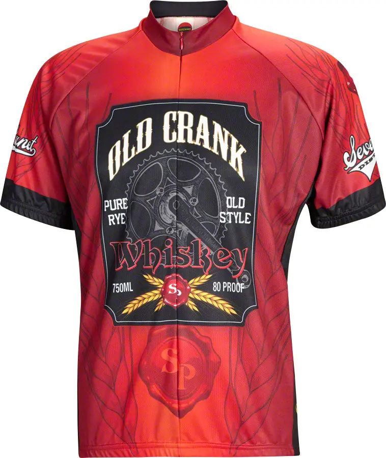 World Jerseys Old Crank Whiskey Cycling Jersey - Image 2