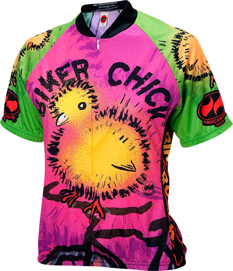 World Jerseys Chick On A Bike Graphic Jersey