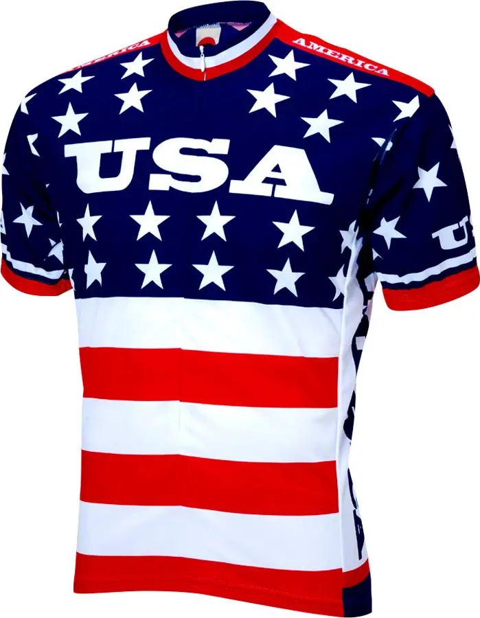 World Jerseys Team USA 1979 Retro Cycling Kit