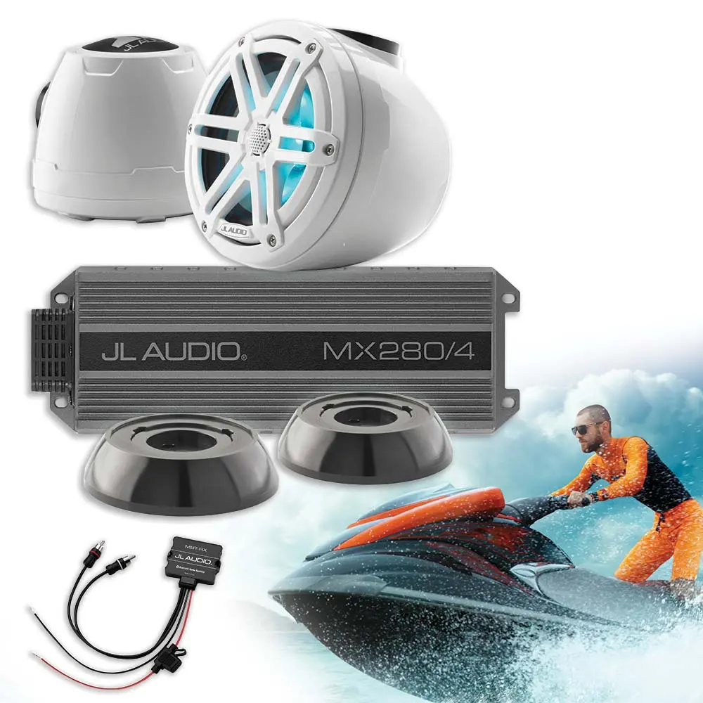 Jl Audio Mx280/4 + M3-650Vex-Gw-S-Gw-I + Mbt-Rx + Ps-Swmcp-B-Sm Jet Ski Kit 1