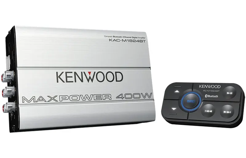 Kenwood Kac-M1824bt Compact Bluetooth 4 Channel Digital Amplifier 1