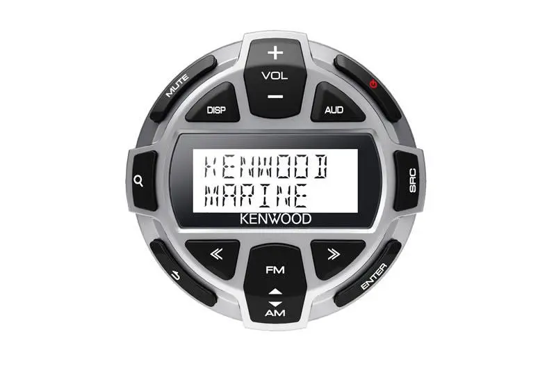 Kenwood Kca-Rc55mr - Rounded Wired Marine Lcd Remote Control With Ipx7 Protection 1