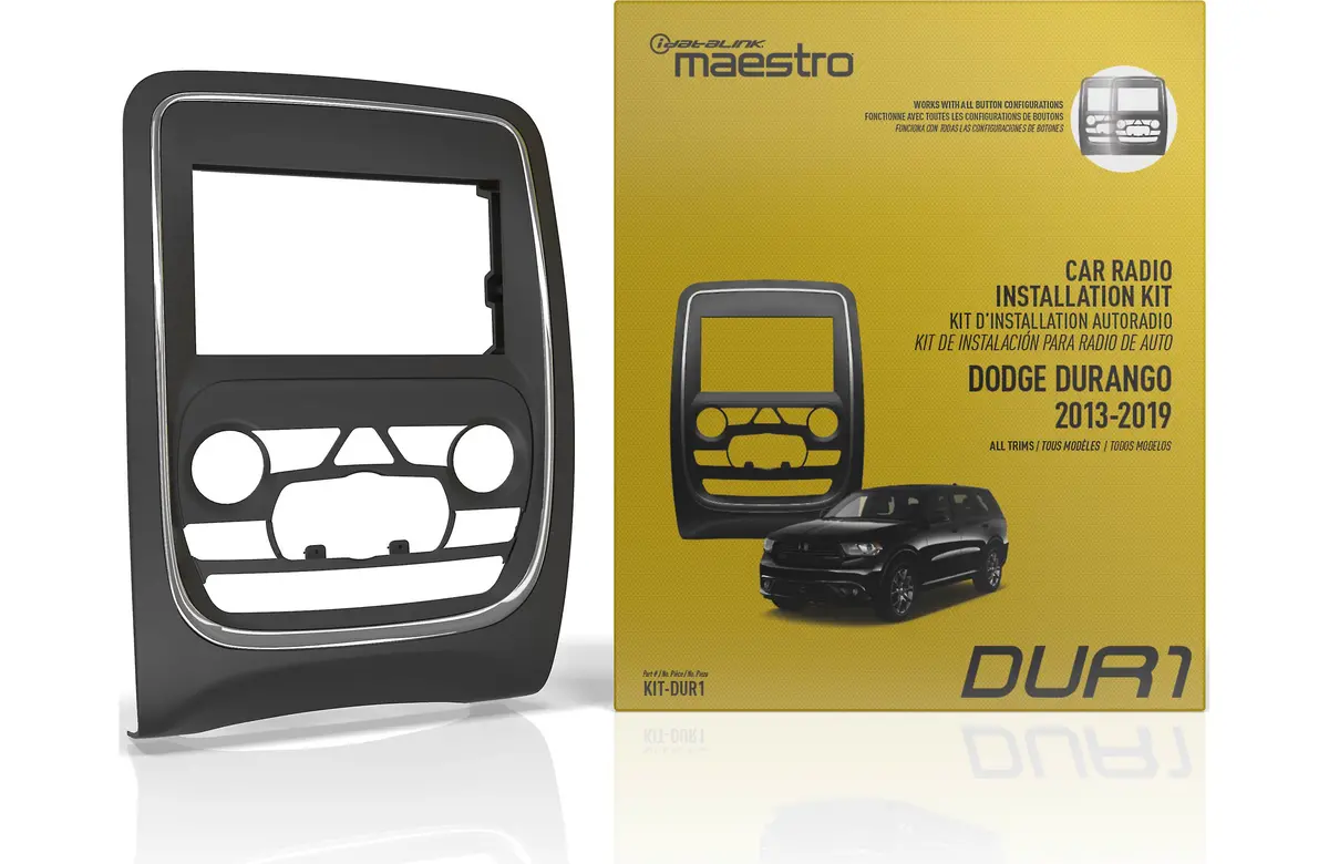 Idatalink Kit-Dur1 Dash And Wiring Kit For Select 2014-2020 Dodge Durango Models 1