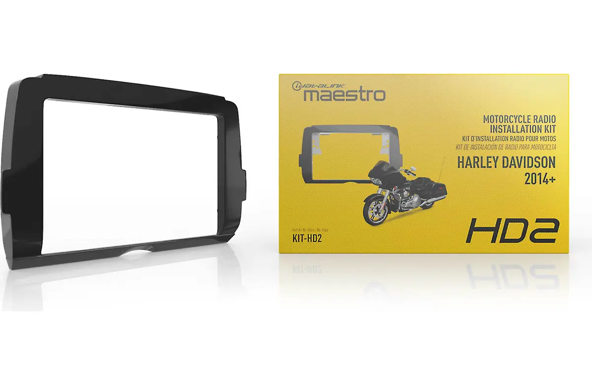 Idatalink Kit-Hd2 Dash And Wiring Kit For Select 2014-20 Harley-Davidson Motorcycles 1