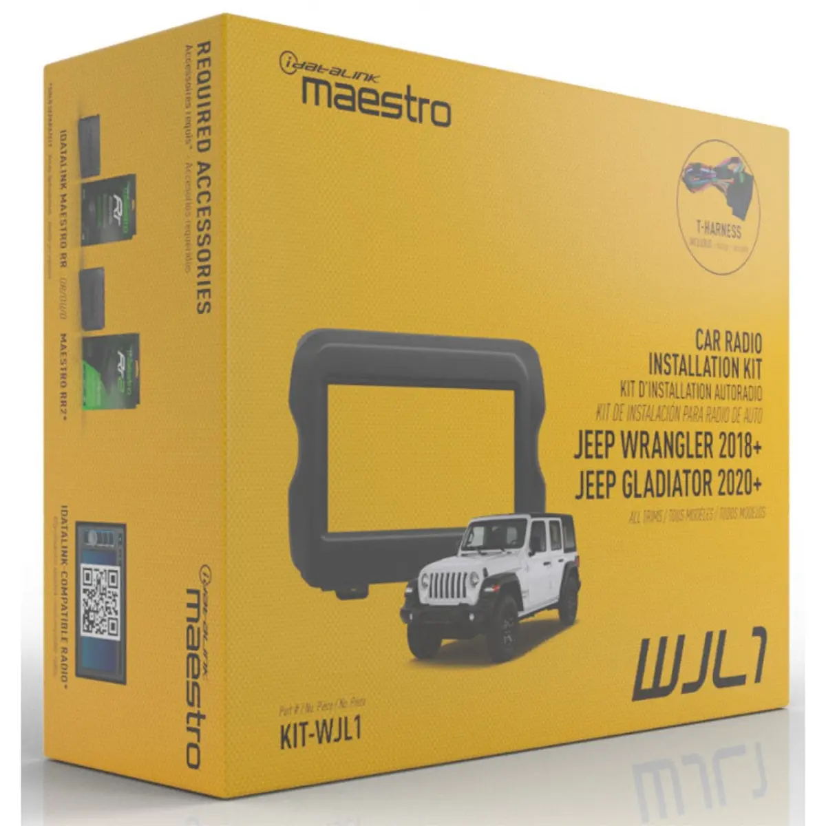 Idatalink Kit-Wjl1 Dash And Wiring Kit For Select Jeeps 1